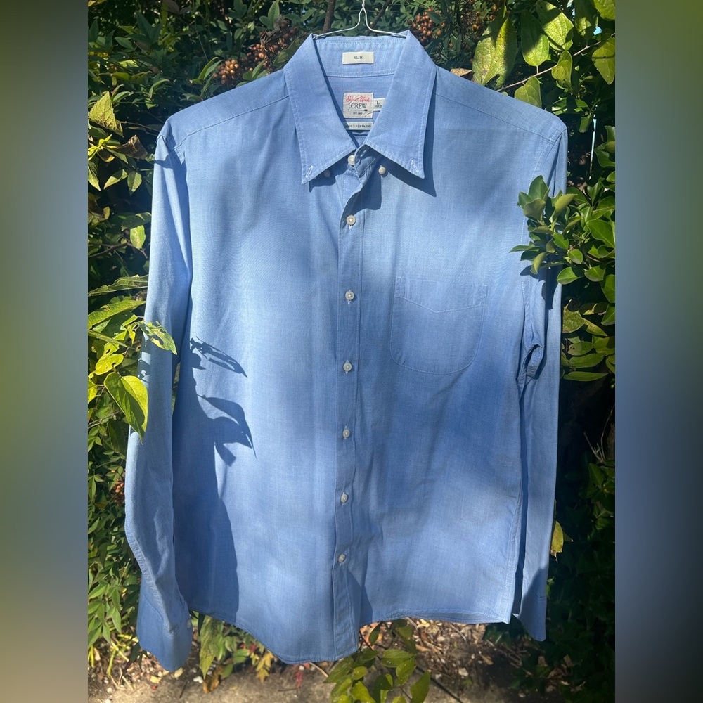 Men's Blue Dress Shirt